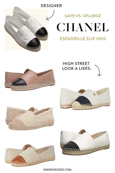 chanel espadrilles pearl replica|Chanel dupes.